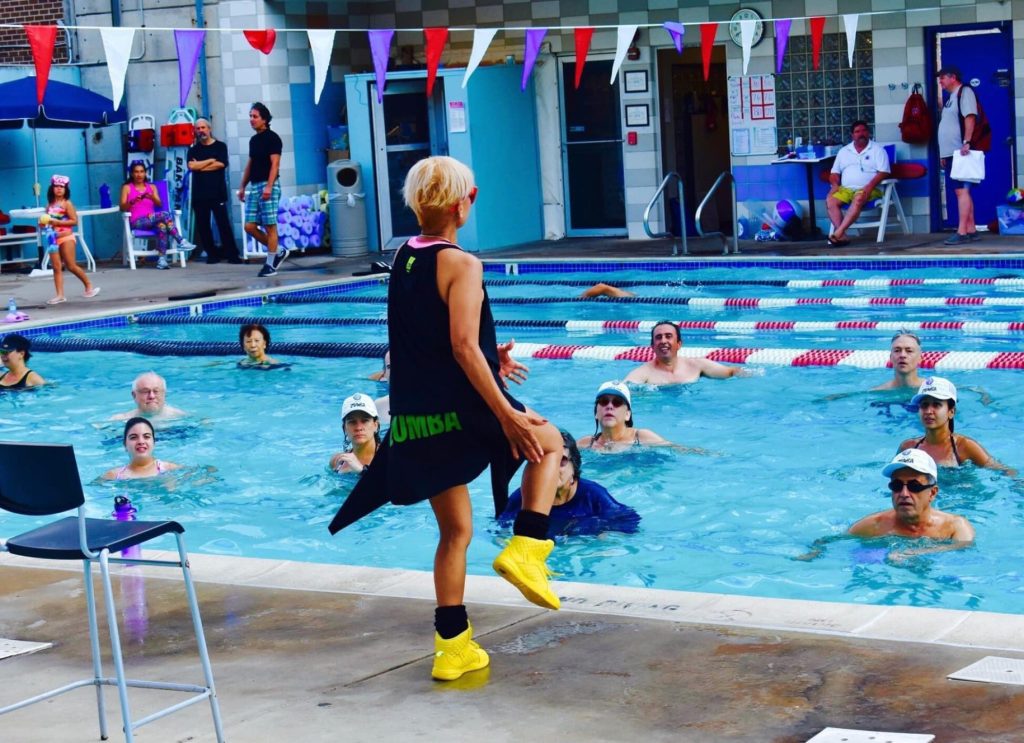Aqua Zumba group class
